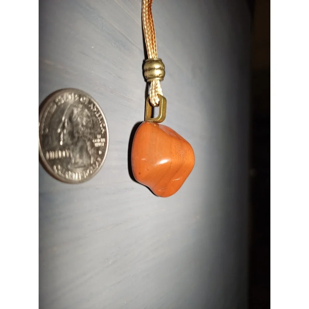 Red Jasper - Tumbled Stone Necklace